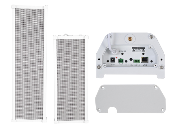 IP网络室外音柱 （20W） 1*4寸喇叭+高音