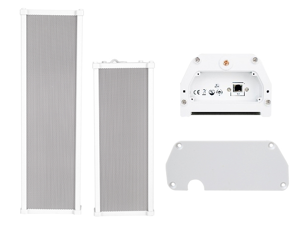 POE室外IP网络室外 音柱（20W） 1*4寸喇叭+高音